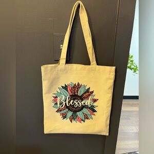 Blessed bag - floral and cheetah print